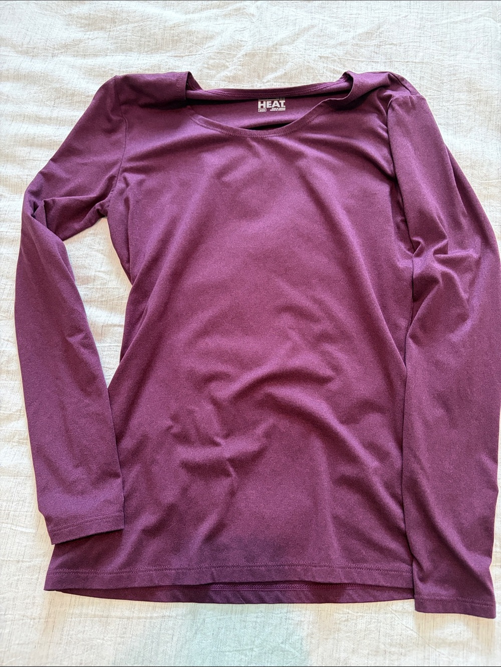 Women’s Long Sleeve Crewneck Top - Plum